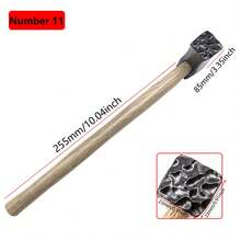 1PC Jewelry Tool Texture Hammer With Wooden Handle Punch Printing Metal Mallet For Jewelry Repair & DIY Carving Tools - A - View 14