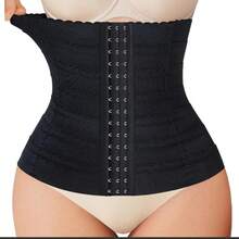 Faja Reductora de Cintura para Mujer Control Abdomen - Negro - Ver 3