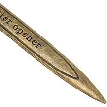 4 Piezas Cuchillo Abrecartas Vintage Aleación de Zinc con Mangos Ergonómicos para Oficina Escuela y Hogar Abridor de Sobres - / - Ver 6