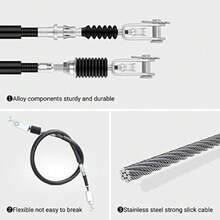 Golf Cart Brake Cable for  G29/Drive Gas 2007-2015 Model 43.7" with Pin Clevis Clip JW1-F6341-31-00 - como en la foto - Ver 7