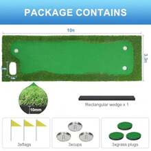 Golf Practice Mat - Green - View 5
