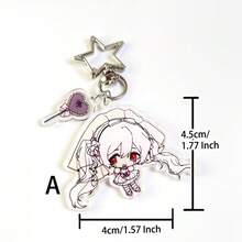 1 chiếc móc khóa acrylic nguyên bản, mặt dây chuyền hình dưa hấu hoạt hình dễ thương, phù hợp với đồ bơi, phong cách retro Y2K, thường ngày, dự tiệc, đi học, làm quà tặng cho bạn gái. - Nhiều màu - Xem 14