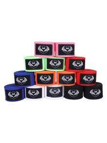 1双轻薄弹力拳击手绷带，适合初学者，提供保护功能和极致舒适感，适用于综合格斗和其他运动，男女通用专业运动防护手套 - 彩色 - 查看 5