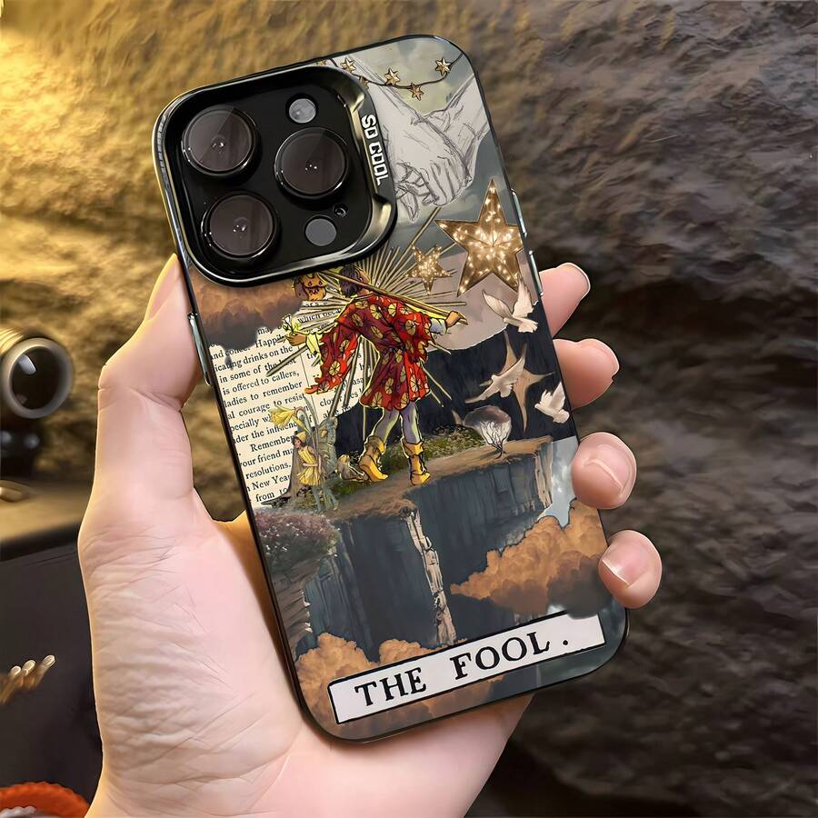 Funda para teléfono con un toque artístico de ensueño. Compatible con fundas , 17, 16 Pro Max, 15 Pro Max, 13 y 12. Ofrece protección total contra golpes y caídas. Un regalo perfecto para familiares, amigos, seres queridos, novios/novias y para cualquier ocasión especial. - Negro - Ver 1