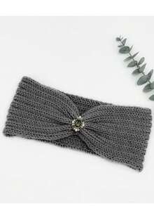 Gestricktes Stirnband für Herbst/Winter, atmungsaktives Yoga-Sport Haarband - Verschiedenfarbig - Übersicht 7