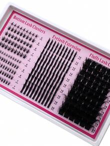 200D/160D/120D/100D/80D/60D 四合一睫毛簇，长款 6-20mm 睫毛尖，下睫毛，可重复使用，305 片/295 片/285 片/275 片/265 片装睫毛簇，浓密型单根睫毛，DIY 尖头睫毛嫁接，漫画风格睫毛簇，貂毛条状睫毛，浓密睫毛簇，睫毛簇，单根睫毛，睫毛，假睫毛 - D - 查看 4