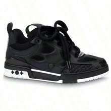 Unisex Skate Classic Casual Sneakers, Sizes 34 To 43 (Men's And Women's). - 黑色 - 查看 1