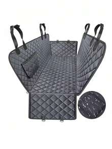 1pc Heavy Duty Pet Car Seat Cushion Full Coverage Stain Resistant Waterproof Non-Slip Small Universal Medium Large Dog Car Barrier Net Dog Travel Hammock Rear Seat Pad Hard Board Car Dog Bed - Multicolor - View 7