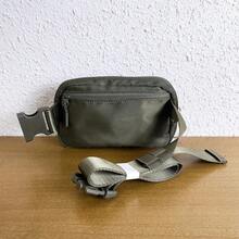 Riñonera de Yoga a, bolsaóvil de cintura deportiva de Metal para Yoga, bolsa portátil Unisex para correr, regalo para mujer, almacenamiento multiusos 8FCX - Burdeos - Ver 13