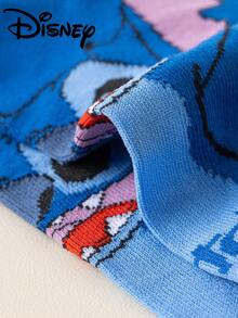 Disney 5双装史迪奇和米奇图案袜子，男女通用隐形袜，透气舒适夏季短袜，新颖时尚 - 彩色 - 查看 4