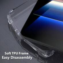 4 套防震透明手机壳，手机壳，手机保护套，防震手机壳，透明手机壳，简约手机壳，防震 TPU 手机壳，轻便手机壳 - 無色 - 查看 4