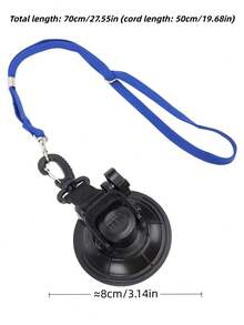 1条重型吸盘式狗狗洗澡牵引绳，柔软尼龙宠物美容约束牵引绳，带可调节项圈，适用于猫狗洗澡和美容（款式随机） - 彩色 - 查看 3