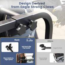 Golf Cart Bag Holder Bracket Upgraded Metal Attachment for 2+2 Rear Seat with 1 Inch Square Rail Golf Cart No Drilling Required Golf Bag Rack for EZGO Club Car  Included All Hardware - Soporte para bolsas de golf Stepboard 2 en 1 - Ver 5