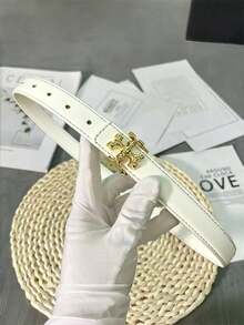 1 chiếc thắt lưng nữ thời trang công sở, có khóa cài, phù hợp để phối cùng quần jeans, quần tây thường ngày. Thích hợp cho ngày Valentine, mùa hè, đi học, mùa thu, Giáng sinh, một món quà tuyệt vời. - Xem 2