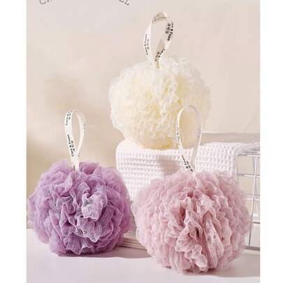 新款日式奢华海藻泡泡浴海绵，柔软易起泡，适合沐浴和淋浴