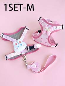 Bộ 1 dây đeo, dây dắt, đồ dùng cho chó, dây đeo cho chó nhỏ, đồ dùng cho chó hạnh phúc, quà tặng cho chó. Bộ dây đeo và dây dắt thú cưng có thể điều chỉnh với nơ và trang trí động vật 3D, áo vest có đệm mềm mại, thoáng khí với khóa cài, dây dắt chống thoát hiểm 150cm, nhẹ, chắc chắn và dễ đeo vào tháo ra, thích hợp để dắt chó đi dạo và huấn luyện thú cưng nhỏ. Đây là một trong những món quà tốt nhất cho đám cưới, tiệc sinh nhật và lễ hội âm nhạc. Đây cũng là một trong những món quà tốt nhất dành cho những người yêu chó. - Nhiều màu - Xem 12