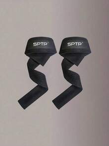 1 Pair Fitness Assistance Straps, Grip Strength Straps, Pull-Up Assist Bands, Silicone Non-Slip Durable Resistance Bands For Lifting Dumbbells, Fitness Accessories, Workout, Gym, Home Exercise, Women/Men Fitness Gloves, Boxing Gloves - Multicolor - View 2