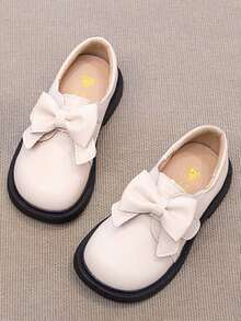 1 đôi giày lười da nữ, đế dày, đế mềm, chống trơn trượt, mũi tròn, kiểu dáng retro, phù hợp cho trẻ em và thanh thiếu niên, phong cách thường ngày, thoáng khí, thích hợp cho mùa xuân, hè, thu. - Màu be - Xem 10