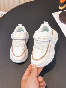 1 Pair White Children's Autumn New Baby Toddler Shoes, Girls Boys Soft Sole Sneakers, Fashionable Sports Shoes - Khaki - View 7