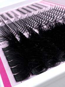 200D/160D/120D/100D/80D/60D 四合一睫毛簇，长款 6-20mm 睫毛尖，下睫毛，可重复使用，305 片/295 片/285 片/275 片/265 片装睫毛簇，浓密型单根睫毛，DIY 尖头睫毛嫁接，漫画风格睫毛簇，貂毛条状睫毛，浓密睫毛簇，睫毛簇，单根睫毛，睫毛，假睫毛 - D - 查看 9