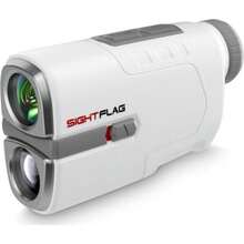 Golf Rangefinder with Slope 1300 Yards Laser Range Finder Golf 7.5X Magnification Flag Pole Locking Vibration Rechargeable Range Finders with Magnet Golf Accessories for Men Women Sightflag GF1 - Gris - Ver 1