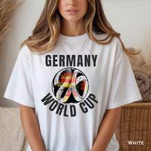 2026 Germany Cup, Soccer Cup, Soccer Fans 2026, Germany World Cup Shirt, Germany Soccer Tee, Football Graphic T-Shirt - 藏蓝色 - 查看 12