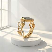 1pc Fashionable Women's Band, Compatible With 38/40/41/42/44/45/49mm Ultra/SE/Series 11/10/9/8/7/6/5/4/3/2/1, A Wonderful Gift For Loved Ones Or A Delicate Small Present (Watch Not Included, Only The Band) - Multicolor - View 2