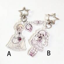 1 chiếc móc khóa acrylic nguyên bản, mặt dây chuyền hình dưa hấu hoạt hình dễ thương, phù hợp với đồ bơi, phong cách retro Y2K, thường ngày, dự tiệc, đi học, làm quà tặng cho bạn gái. - Nhiều màu - Xem 6