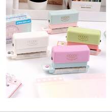 1pc 5-Hole MINI Cute DIY Punch, A5/B5/A4 Can Use, Infinite Creativity, Compact And Easy To Carry, Machine Can Hold Pendants, For Planner, Crafting, Journaling, Replacement Inner Pages - Mini 5-hole - View 8