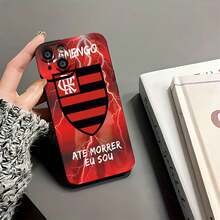 Escudo del club de fútbol Flamengo: pasión rojinegra. Esta elegante funda es compatible con Samsung, Apple, OPPO, , etc. Fabricada en TPU flexible, resistente a golpes y arañazos, ofrece una excelente protección contra caídas y un agarre cómodo. Es un regalo ideal para familiares, amigos y seres queridos, y una opción perfecta para festivales. - Negro - Ver 6