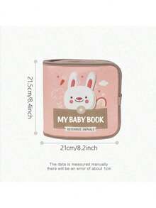 婴儿认知布书，防撕裂早教布书，3D折叠布书，互动婴儿布书，可咀嚼感官布玩具，提升宝宝认知能力 - 彩色 - 查看 12