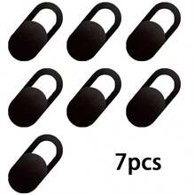 6pcs/10pcs/20pcs Camera Lens Cover, Metal Privacy Sticker For Smartphone, Computer, Webcam, Gift For Birthday, Easter, Boyfriend, Girlfriend - Black - View 9