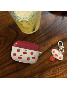 Cherry & Strawberry Style Protective Case Compatible With Apple Wireless Charging Case, Scratch-Resistant & Anti-Drop - Multicolor - View 6