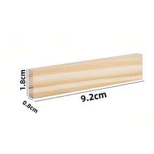 Bộ 200/100/50/30 khối gỗ tự nhiên, gỗ nguyên khối chưa hoàn thiện, các mảnh gỗ nhỏ để tự làm đồ thủ công, vật liệu trang trí mô hình kiến trúc thu nhỏ, bán sỉ khối gỗ thô cho xây dựng thủ công, vật liệu trang trí mô hình kiến trúc thu nhỏ. - khối gỗ đặc - View 8