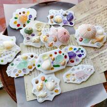 Lace Frame Clay Cutter For DIY Airdry Stone Plastic Polymer Clay Refrigerator Magnet Sticker Cutting Mold Pottery Tool Supply - White - View 4