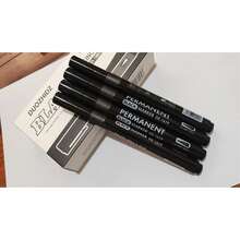 1-2mm Waterproof Permanent Marker Pen, Quick Drying Black Oil-Based Paint Marker, Non-Fading, Suitable For Paper, Ceramic, Glass, Wood, Metal, Fabric. Ideal For Painting, Writing, Graffiti, Marking. Essential Stationery For Back To School - Multicolor - View 8