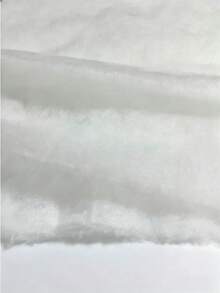 1 Peça Tecido Rasgável com Enchimento Fofo DIY, Tecido de Enchimento em Múltiplos Tamanhos para Acolchoado, Tecido Branco para Decoração de Cobertor de Neve Artificial, Vestuário, Brinquedos de Pelúcia - A - Visão 2