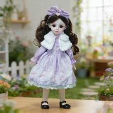 6.3 Inch High-Quality 20-Joint BJD Princess Doll Set, Birthday Gift Toy, Holiday Present - Multicolor - View 8