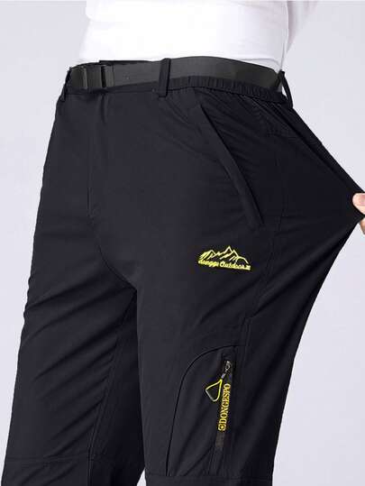 女士户外工装裤，轻便休闲运动裤，适合春、秋、夏季穿着，可用于露营、徒步旅行和登山。