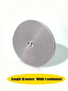 1pc Reusable Vine Shaping & Cable Management Tie Strap, Available In 1m/3m/5m Sizes, Strong Adhesive, . Suitable For Desktop Data Cables, Socket Wires, PC Cable Management, Also For Tree Trunk Support, Outdoor Gardening & Floral Binding. Easily Tidy Up Messy Tangles, Make Office & Home Environment Neater & More Efficient, & Cost-Saving Repeated Use! - Light Grey - View 16