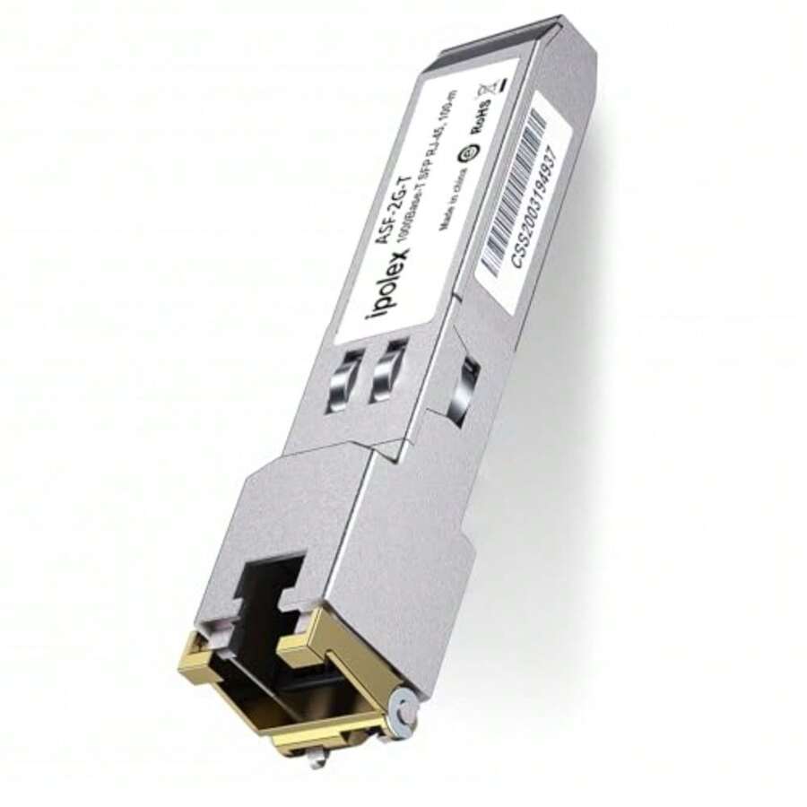 ipolex 2.5G SFP a RJ45 SFP-T módulo transceptor SFP 2.5GBase-T SFP-T compatible con Ubiquiti UniFi Netgear Fortinet Mikrotik Intel TP-Link y otros interruptores abiertos - 1 - Ver 1