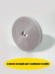 1pc Reusable Vine Shaping & Cable Management Tie Strap, Available In 1m/3m/5m Sizes, Strong Adhesive, . Suitable For Desktop Data Cables, Socket Wires, PC Cable Management, Also For Tree Trunk Support, Outdoor Gardening & Floral Binding. Easily Tidy Up Messy Tangles, Make Office & Home Environment Neater & More Efficient, & Cost-Saving Repeated Use! - Light Grey - View 15