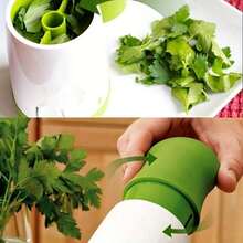 Manual Grinder, Spice Grinder, Food Chopper, Parsley Cutter, Vegetable Shredder, Cilantro Cutter, Chili Kitchen Tools, Kitchen Gadgets Mixer, Grinder, Easy To Grind Spices, Very Suitable For Grinders And Food Lovers - Green - View 4