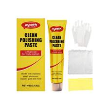 JAYSUING معجون تلميع معدني، عامل تنظيف وتلميع متعدد الأغراض للفولاذ المقاوم للصدأ، مناسب لتنظيف المطبخ، إزالة الصدأ والبقع. إنه هدية رائعة للعائلة والأصدقاء، وخيار مثالي لديكورات عيد الميلاد، هدايا عيد الميلاد، وهدايا رأس السنة. (شحن عشوائي للإصدارات الجديدة والقديمة.) - الذهبي - مشاهدة 13