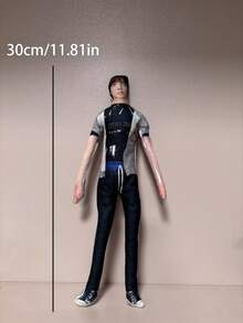 30厘米全新 CORTI/S 赞助可动抽象人偶，全身关节可动，适合作为送给男友/女友的礼物、卧室装饰或生日礼物 - 彩色 - 查看 8