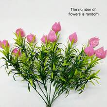 1个/2个太阳能栀子花LED灯，逼真仿真花园装饰，节日庭院装饰灯，太阳能庭院草坪LED灯，适用于庭院、露台、草坪和小径，母亲节礼物，园艺装饰 - 彩色 - 查看 13