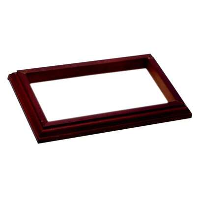 100x Wooden Double Socket Surround Decorative Protective Frame 138mm X 77mm