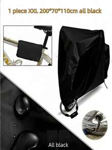 1pc Oxford Cloth Waterproof Dustproof Rainproof Cover, Outdoor Bicycle Cover Suitable For 2 Bicycles, Waterproof, Anti-UV, Dustproof, Windproof, With Lock Hole, Fit For Mountain Bike, Road Bike And Electric Bicycle - Multicolor - View 18