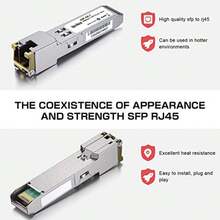 ipolex 1.25G SFP a RJ45 Copper SFP-T Gigabit Copper SFP 1000Base-T para Cisco GLC-T/SFP-GE-T Meraki MA-SFP-1GB-TX Ubiquiti Unifi UF-RJ45-1g D-Link Intel Netgear Broadcom y más paquete de 4 - como en la foto - Ver 4