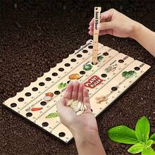 1PC Multifunctional Planting Ruler With Seeder And Planting Guide, Square Gardening Tool And Perforated Gardening Ruler, Vegetable Planting Board, Plant Gardening Supplies - 1 - View 7